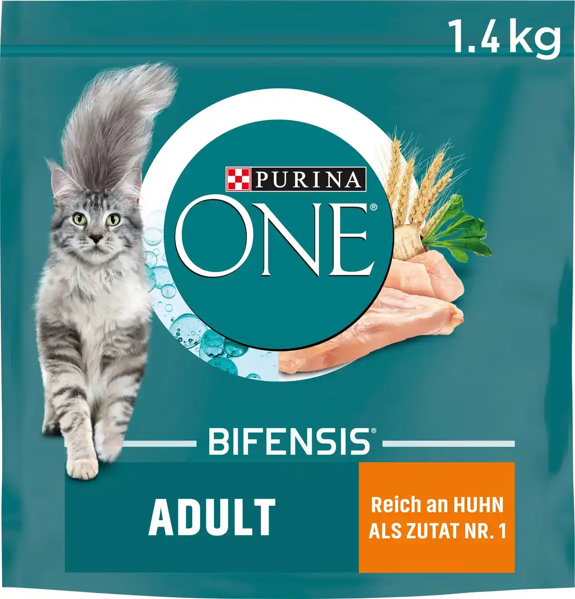 Bild 1 von Purina One Katzenfutter Adult reich an Huhn 1,4 kg