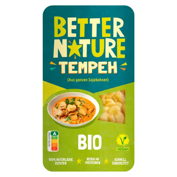 Bild 1 von Better Nature Bio Tempeh vegan 200g