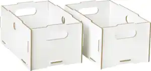 IDEENWELT Aufbewahrungsboxen 2er-Set