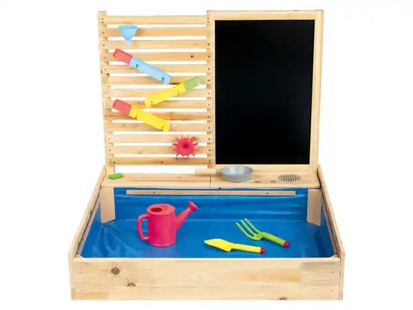 Bild 2 von Playtive Sandkasten mit Wasserspielwand, 28-teilig
