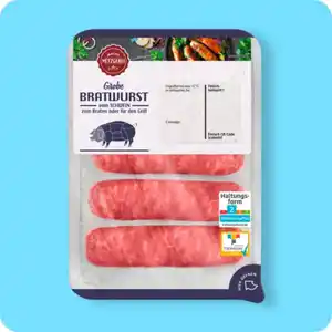 MEINE METZGEREI Grobe Bratwurst, Vom Schwein