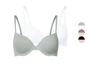 esmara® Damen Bügel-BHs, 2 Stück
