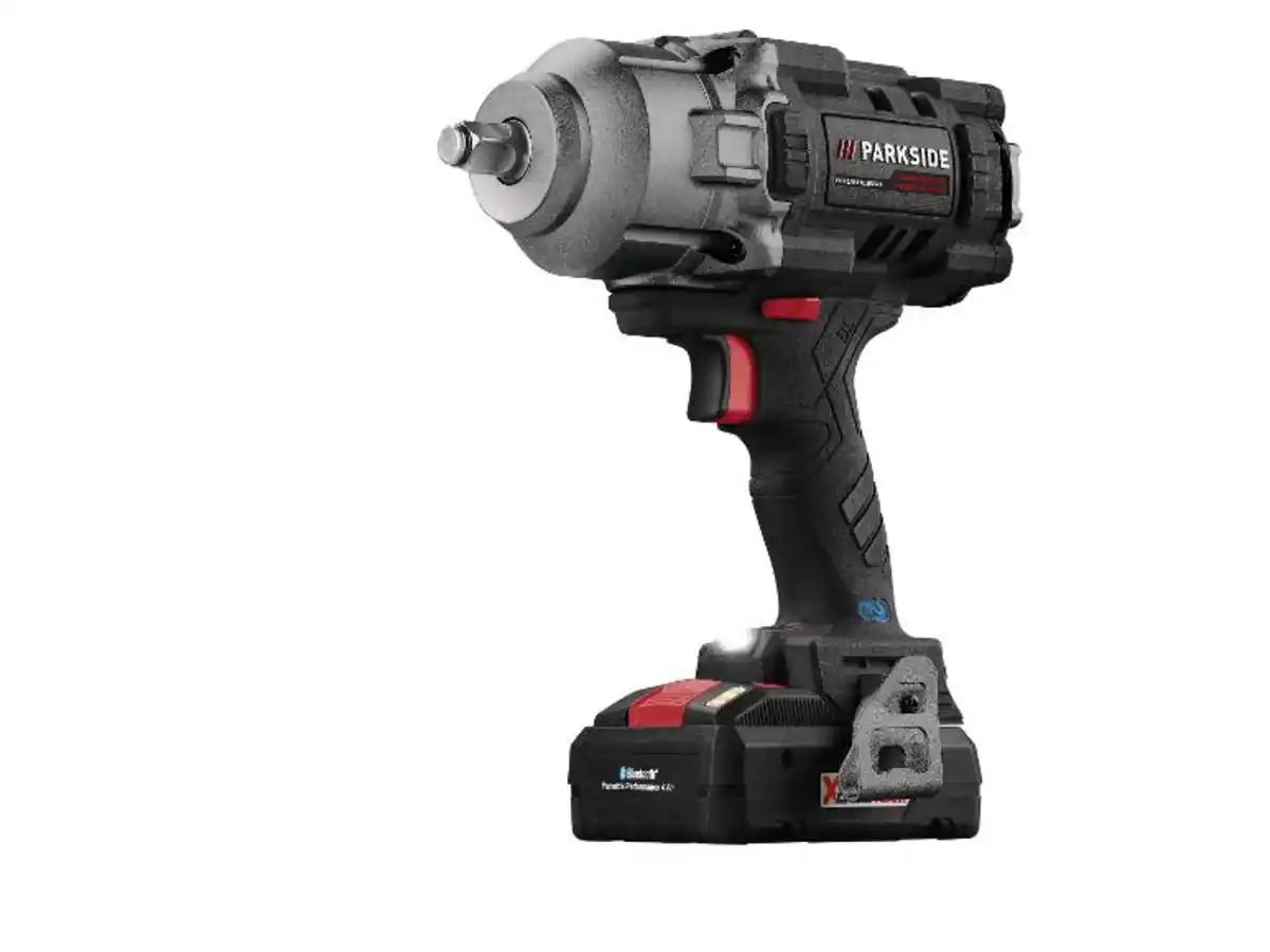 Bild 1 von PARKSIDE PERFORMANCE® 20 V / 4 Ah Akku-Drehschlagschrauber »PASSP 20-Li C4«, mit Smart-Akku und Ladegerät