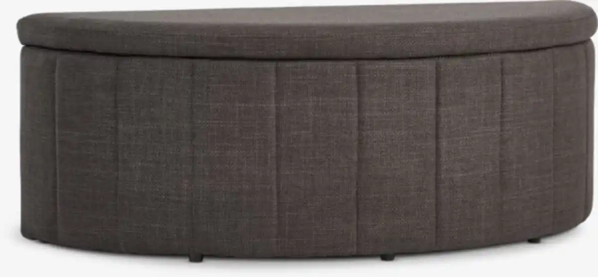 Bild 1 von Sitzbank KAPPEL m/Stauraum dunkelbraun Stoff