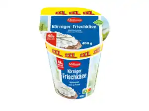 XXL Milbona Körniger Frischkäse,  400 g