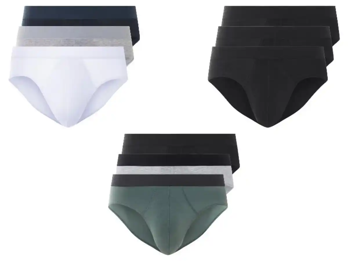 Bild 1 von LIVERGY® Herren Slips, 3 Stück, mit hohem Baumwollanteil