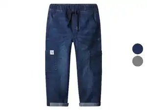 lupilu® Kleinkinder Denimjogger, mit modischer Krempeloptik am Bein