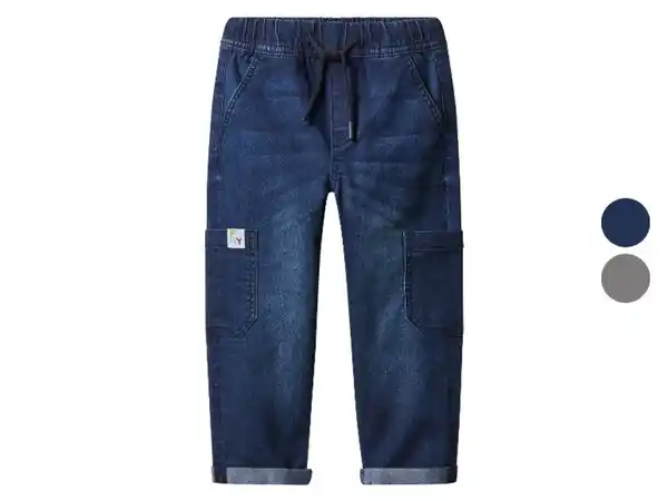 Bild 1 von lupilu® Kleinkinder Denimjogger, mit modischer Krempeloptik am Bein