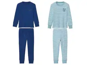 lupilu® Kleinkinder Pyjama, in Ripp-Qualität
