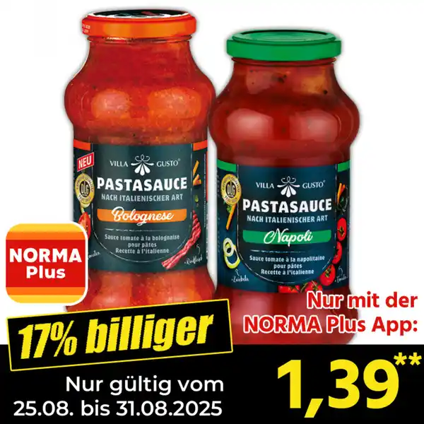 Bild 1 von Villa Gusto Pastasauce