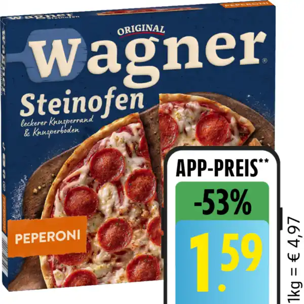 Bild 1 von Original Wagner Steinofen Pizza, Pizzies oder Flammkuchen