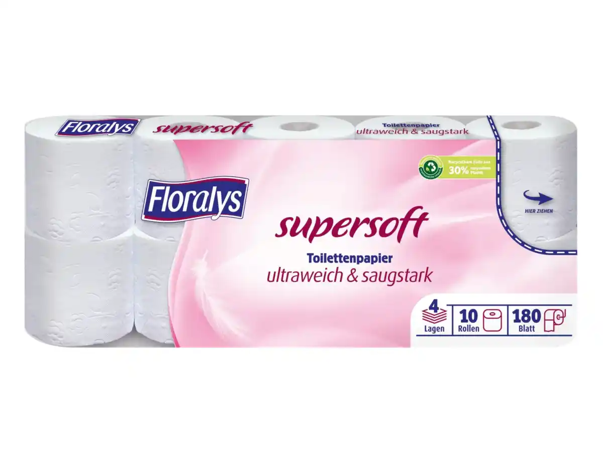 Bild 1 von Floralys Toilettenpapier supersoft