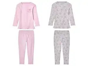 lupilu® Kleinkinder Pyjama, in Ripp-Qualität