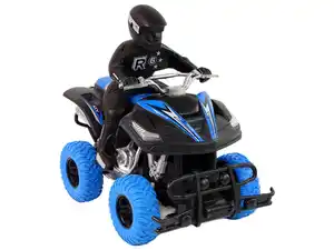 RC ferngesteuertes Quadbike mit Figur 2fa. 6xAA NE Farbe: Blau