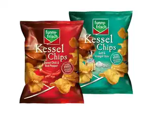 funny-frisch Kessel Chips,  120 g