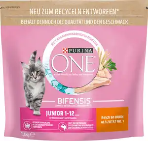 Purina One Katzenfutter Junior reich an Huhn 1,4 kg
