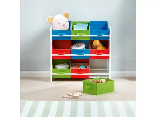 Bild 2 von LIVARNO home Aufbewahrungsregal, mit 9 herausnehmbaren Textilboxen