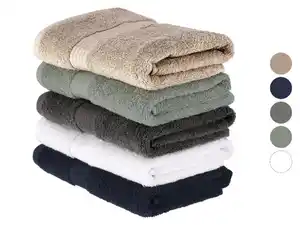 LIVARNO home Frottier-Handtücher, 2 Stück, 50 x 100 cm