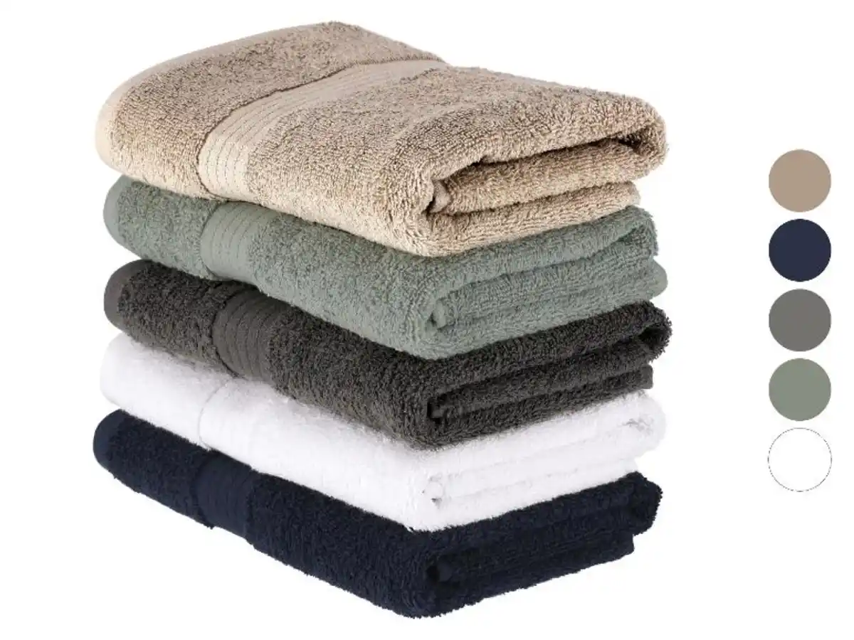 Bild 1 von LIVARNO home Frottier-Handtücher, 2 Stück, 50 x 100 cm