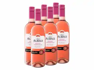 6 x 0,75-l-Flasche Weinpaket Felix Solis Viña Albali Rosado Tempranillo Valdepeñas DO trocken vegan, Roséwein