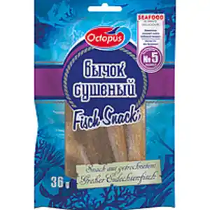 Snack aus Großer Eidechsenfisch, getrocknet und gesalzen