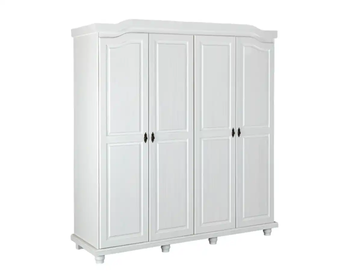 Bild 2 von Inter Link Kleiderschrank im Landhausstil, aus lackiertem Massivholz