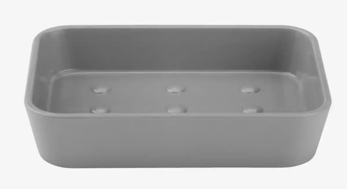 Bild 1 von Seifenschale MALA grau Kunststoff