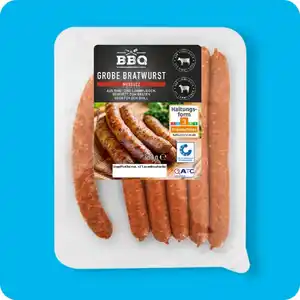 BBQ Grobe Merguez-Bratwurst, Aus Rind- und Lammfleisch