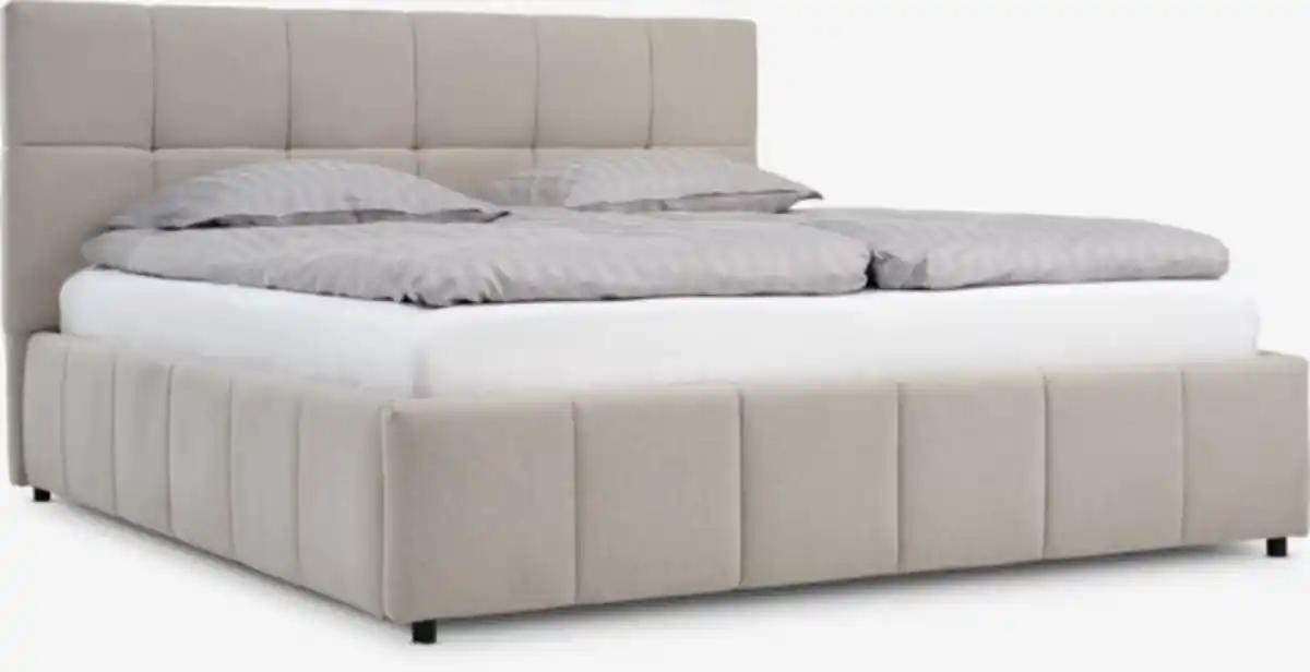 Bild 1 von Bettgestell VEMMELEV 160x200 beige Stoff
