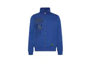 Camp David Herren Sweatjacke mit Druck und Stickerei