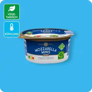 CUCINA / CUCINA NOBILE Mozzarella-Minis³, Classic: 45 % Fett i. Tr. oder Light: 8