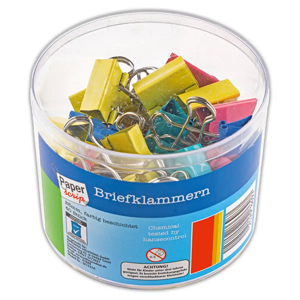 Bild 1 von Paperscrip Briefklammern 25 mm