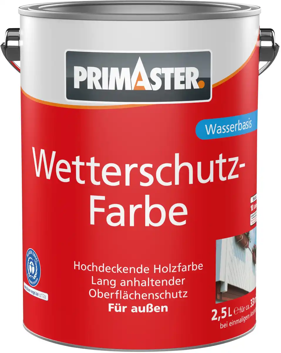 Bild 1 von Primaster Wetterschutzfarbe 2,5 L weiß