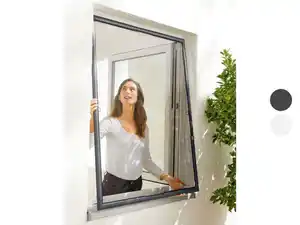 Insektenschutz für Fenster, 120 x 140 cm, teleskopierbar
