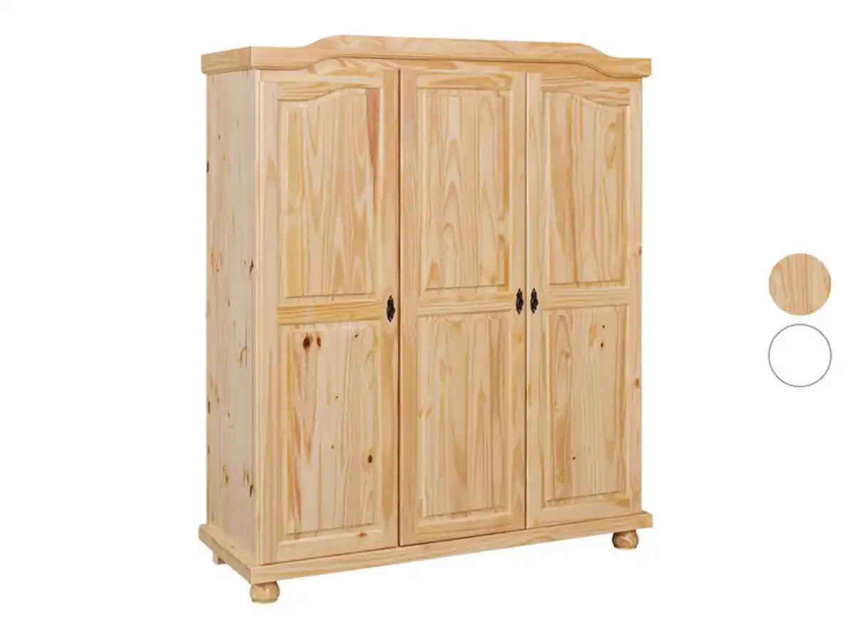 Bild 1 von Inter Link Kleiderschrank im Landhausstil, aus lackiertem Massivholz