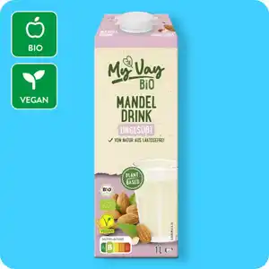 MYVAY Bio-Mandeldrink, Ungesüßt