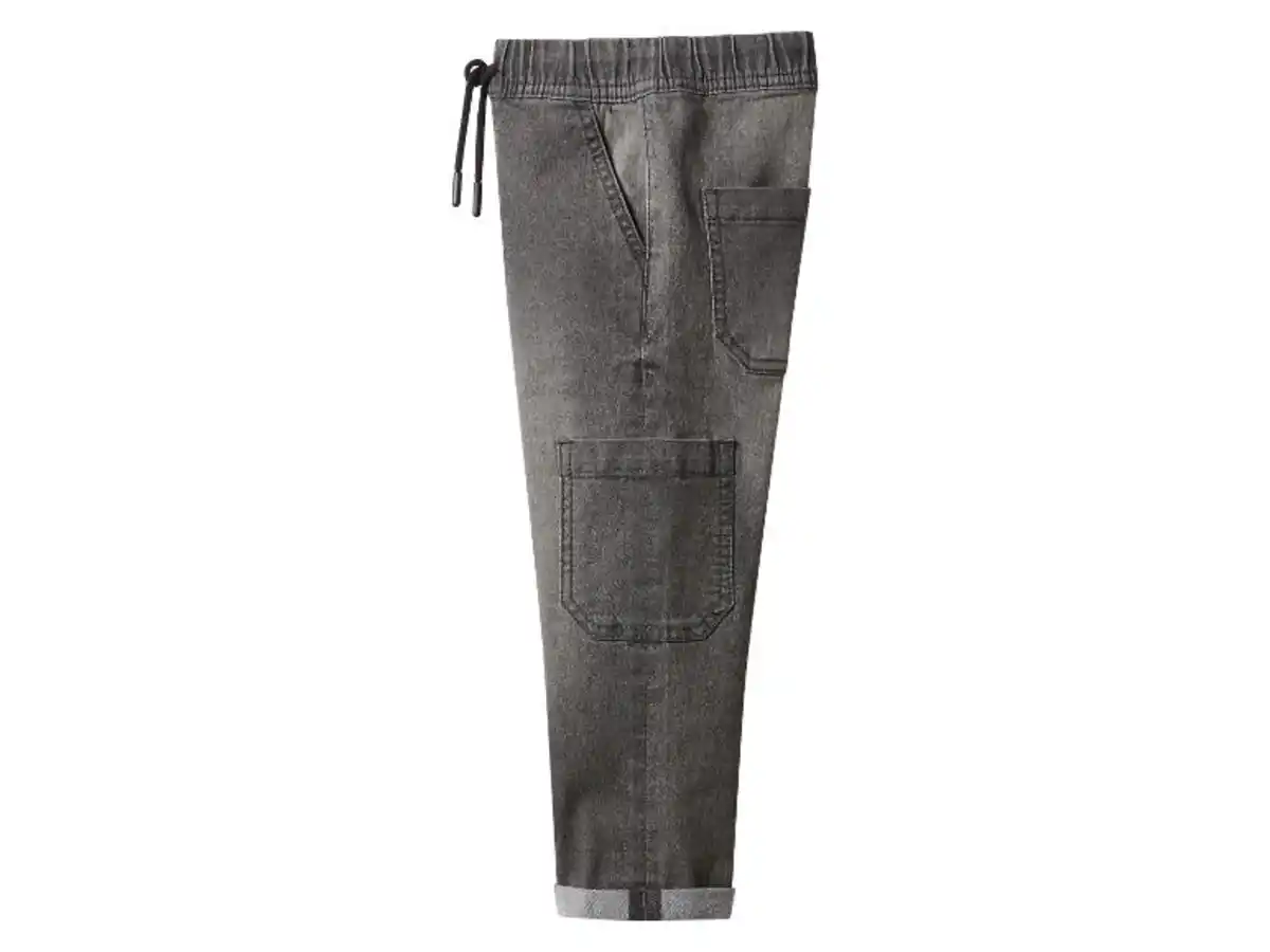 Bild 3 von lupilu® Kleinkinder Denimjogger, mit modischer Krempeloptik am Bein