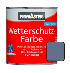 Primaster Wetterschutzfarbe 2,5 L taubenblau