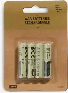 Akku-Batterie wiederaufladbar EIK AAA 4Stk/Pck