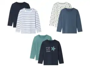 lupilu® Kinder Thermo Sweatshirts, 2 Stück, mit hohem Baumwollanteil