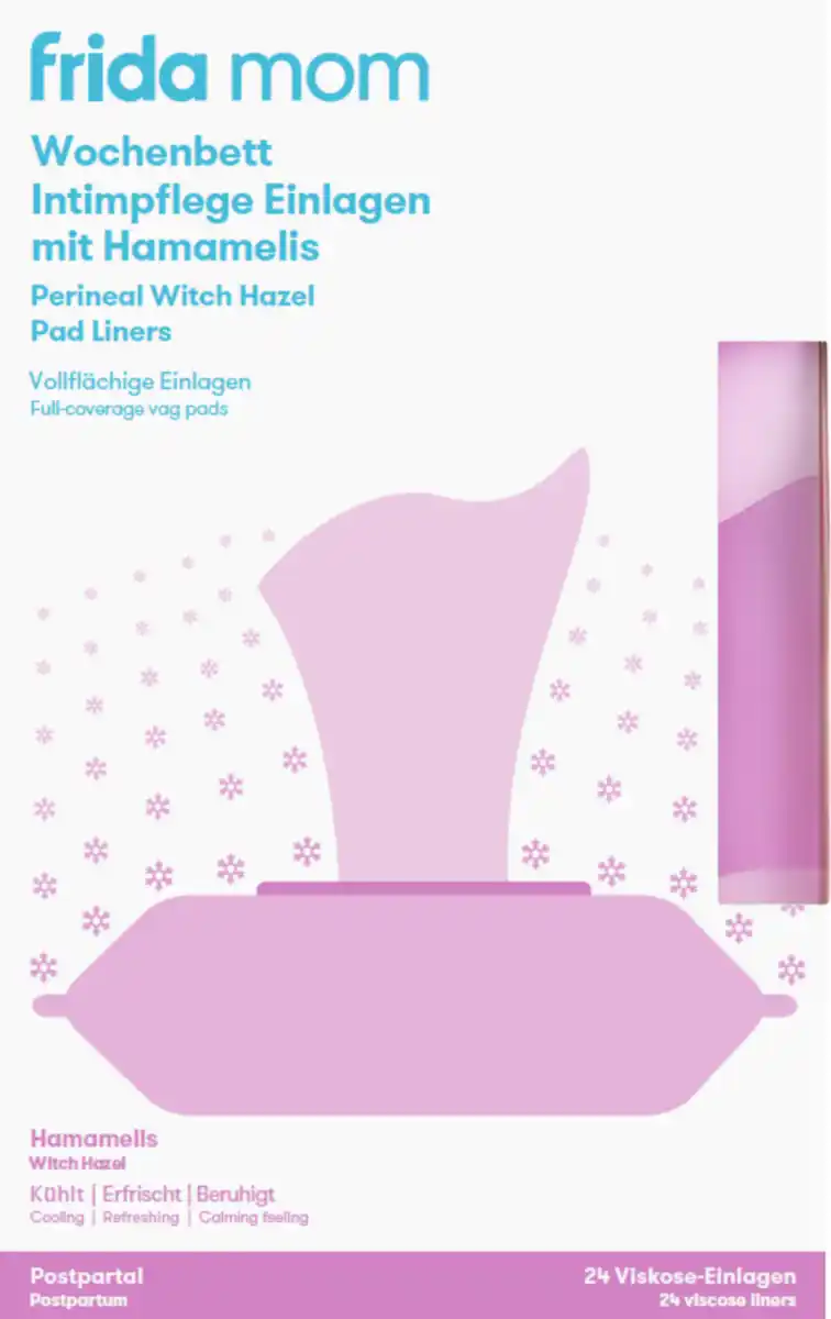 Bild 2 von frida mom Wochenbett Intimpflege Einlagen mit Hamamelis