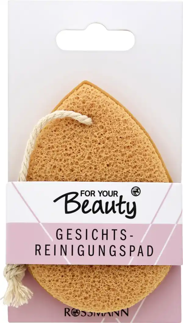 Bild 1 von FOR YOUR Beauty Gesichtsreinigungspad mit Kordel