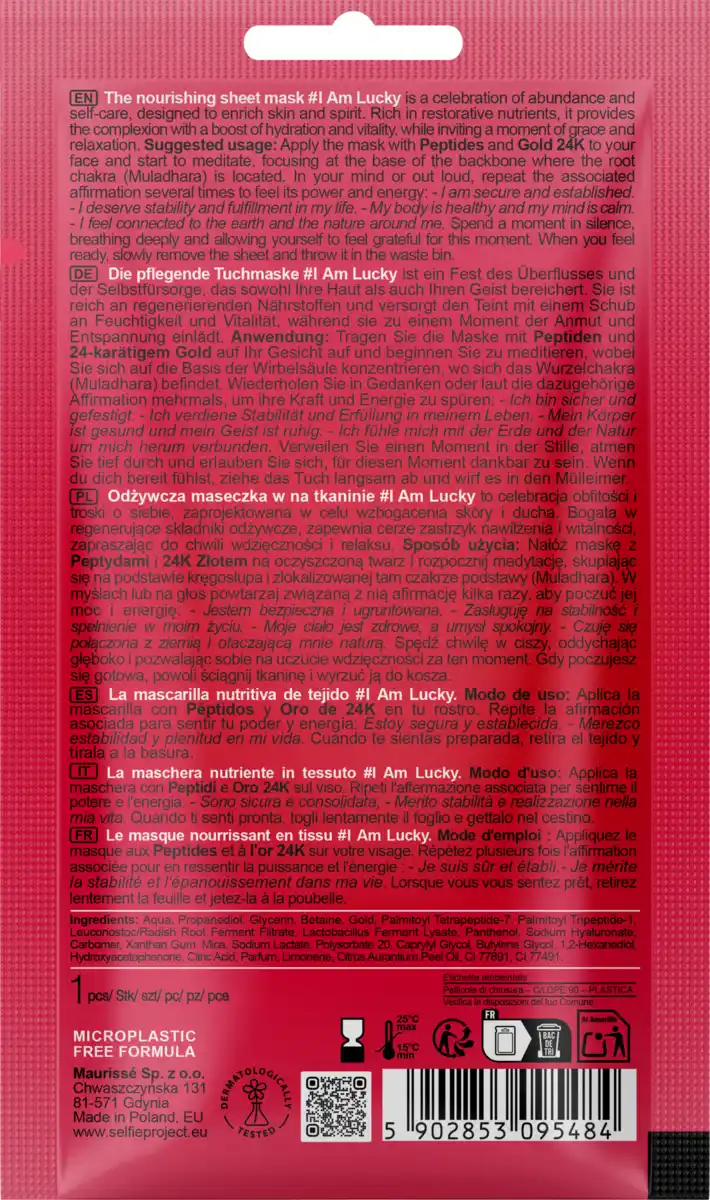 Bild 2 von Selfie Project Pflegende Tuchmaske #I Am Lucky