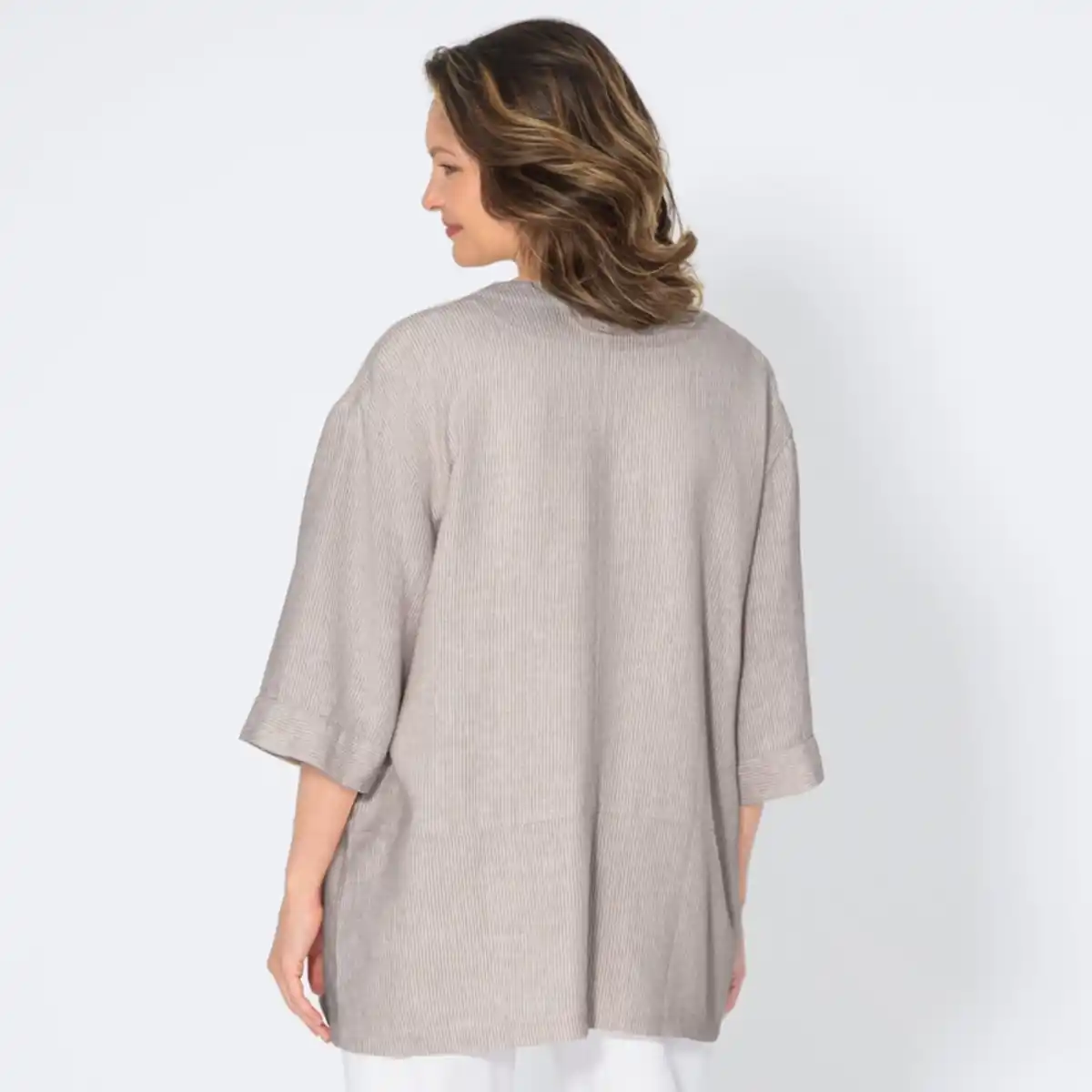 Bild 4 von Damen-Kimono aus Leinen und Viskose