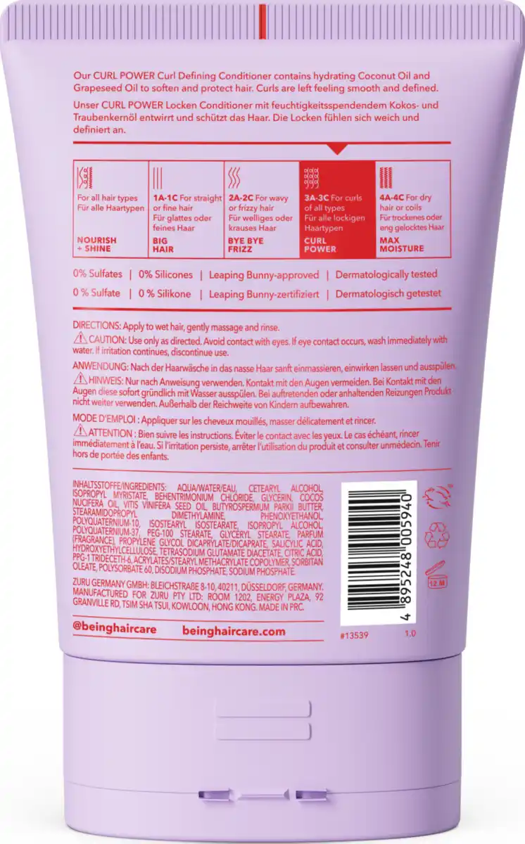 Bild 2 von Being Curl Power Locken Conditioner, 354 ml