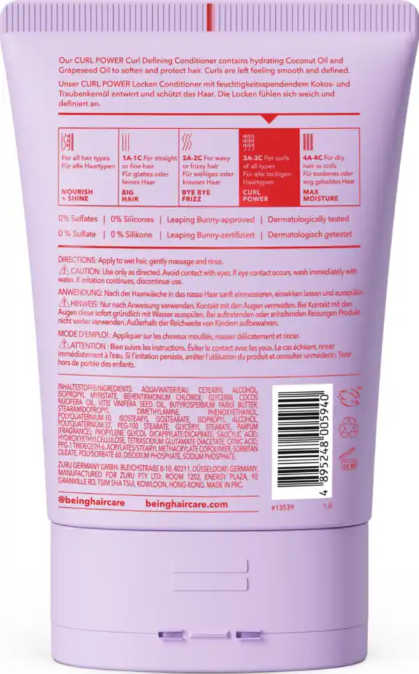 Bild 2 von Being Curl Power Locken Conditioner, 354 ml