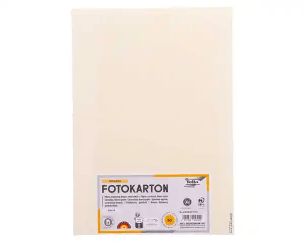 Bild 1 von FOLIA Fotokarton perlweiß DIN A4