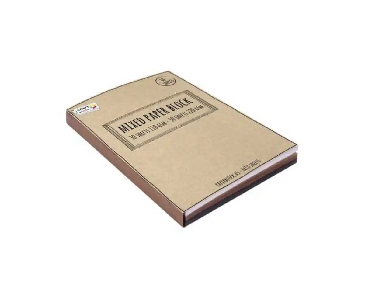 Bild 1 von Kraftpapier-Block DIN A5, 60 Blatt