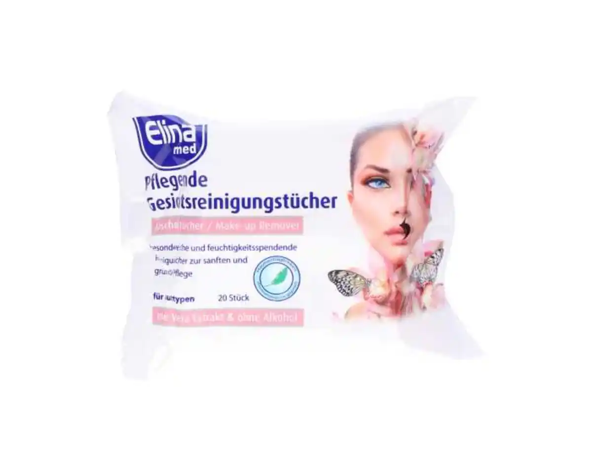 Bild 1 von Elina med Pflegende Gesichtsreinigungstücher 20er