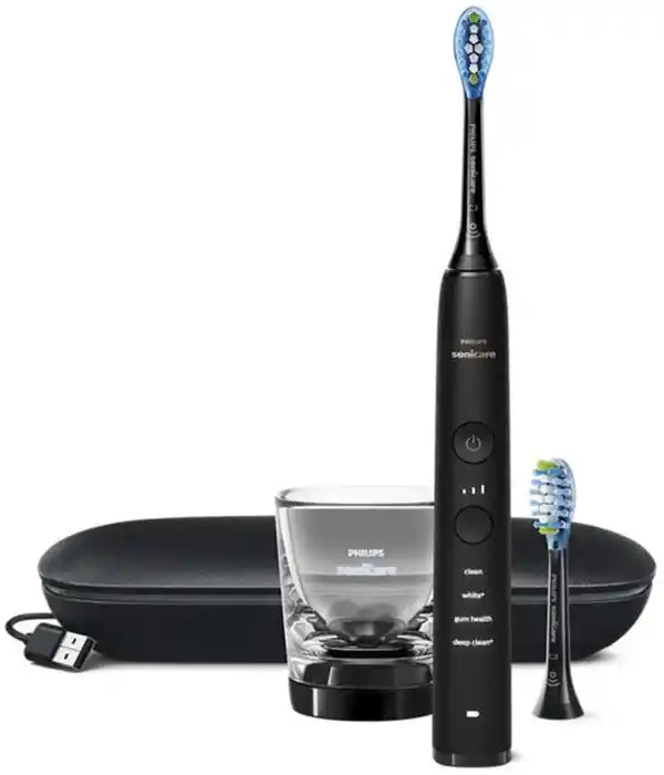 Bild 1 von HX9913/18 DiamondClean Elektrische Zahnbürste schwarz